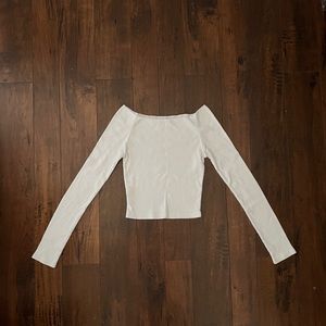 brandy melville bonnie ribbed top